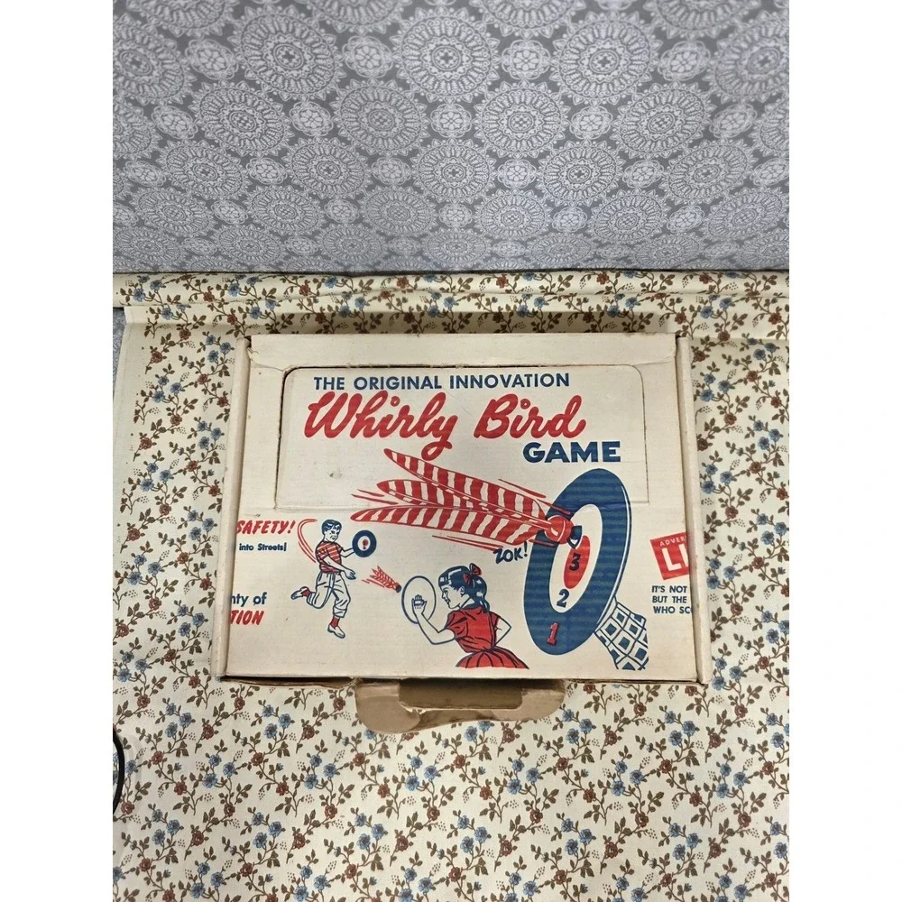 Vintage Whirly Bird Game The Original‎ Innovation Toss Dart Game 100% Safety